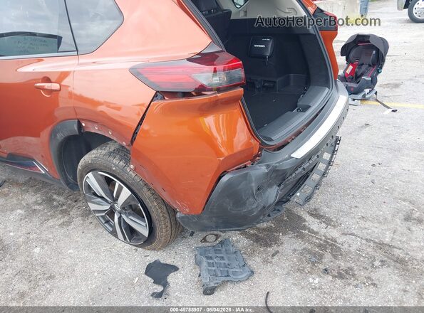 JN8AT3CA2MW006892 2021 NISSAN ROGUE Orange Vista frontal