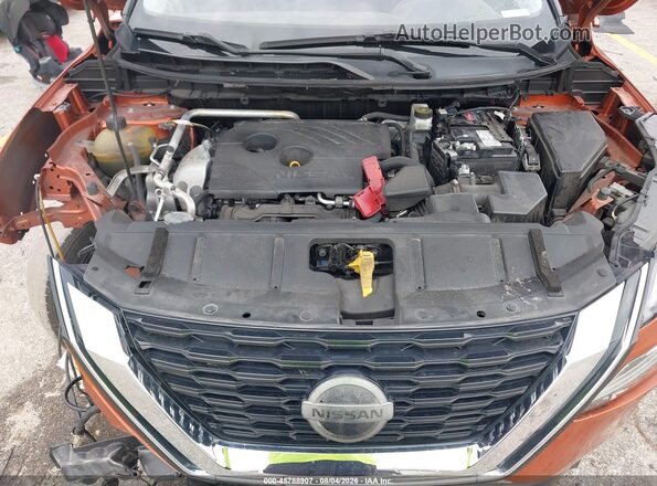 JN8AT3CA2MW006892 2021 NISSAN ROGUE Orange Vista trasera