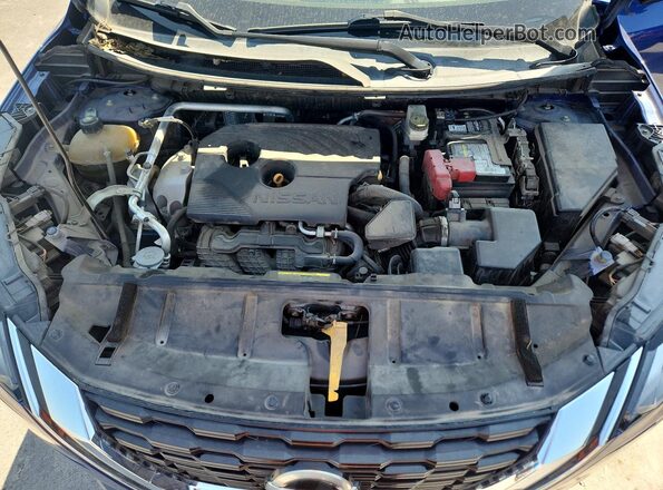 JN8AT3CA2MW014670 2021 NISSAN ROGUE Blue Widok wnętrza z tyłu