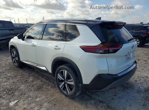JN8AT3CA5MW004053 2021 NISSAN ROGUE White Задня ліва чверть