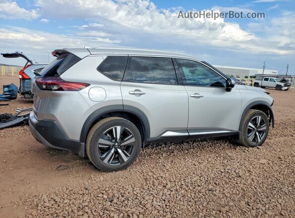 JN8AT3CA6MW024330 2021 NISSAN ROGUE Silver Tył prawy