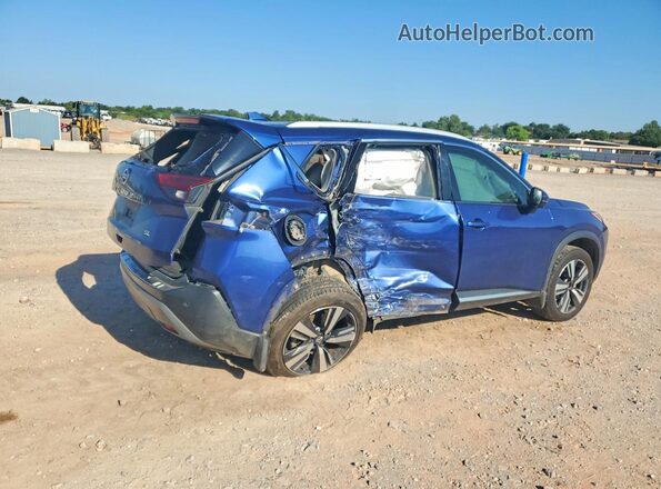 JN8AT3CA8MW024443 2021 NISSAN ROGUE Blue Հետևի աջ