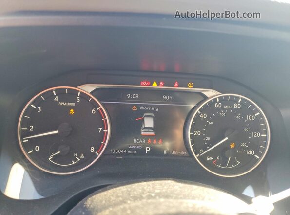 JN8AT3CA8MW024443 2021 NISSAN ROGUE Blue Սարքավորումների վահանակի տեսք