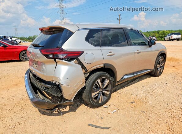 JN8AT3CAXMW027246 2021 NISSAN ROGUE Silver Rear right