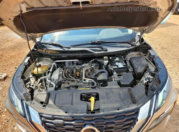 JN8AT3CAXMW027246 2021 NISSAN ROGUE Silver Engine compartment view