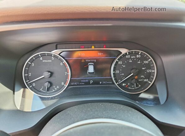 JN8AT3CAXMW027246 2021 NISSAN ROGUE Silver Instrument cluster view