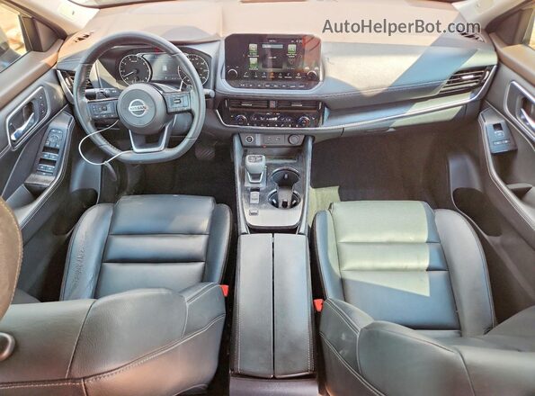 JN8AT3CAXMW027246 2021 NISSAN ROGUE Silver Dashboard view