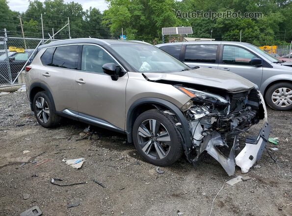 JN8AT3CB0MW232521 2021 NISSAN ROGUE Beige Передня права чверть