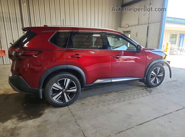 JN8AT3CB2MW201545 2021 NISSAN ROGUE Red Tył prawy