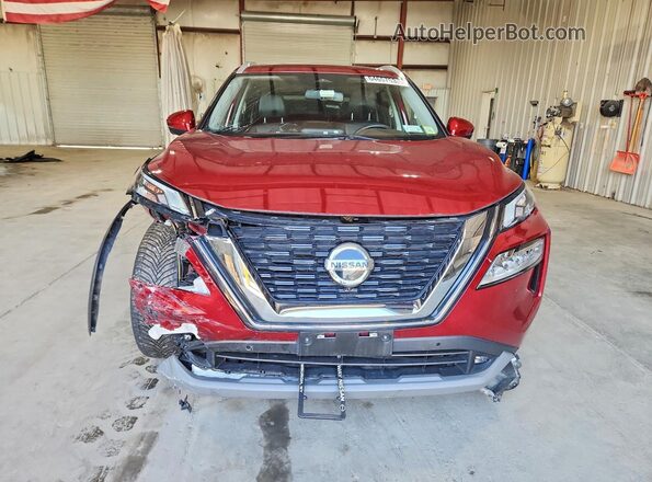 JN8AT3CB2MW201545 2021 NISSAN ROGUE Red Widok z przodu