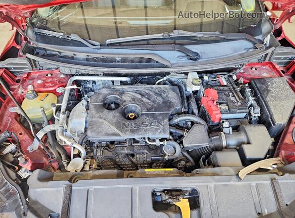 JN8AT3CB2MW201545 2021 NISSAN ROGUE Red Widok wnętrza z tyłu