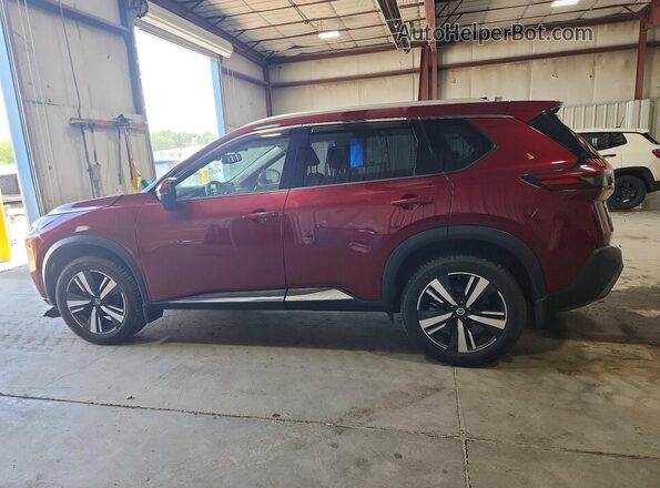 JN8AT3CB2MW201545 2021 NISSAN ROGUE Red Tył lewy
