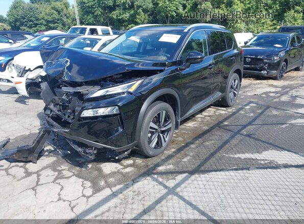JN8AT3CB2MW242550 2021 NISSAN ROGUE Black Передня ліва чверть