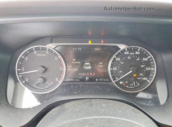 JN8AT3CB3MW214367 2021 NISSAN ROGUE Оранжевый Вид щитка приборов