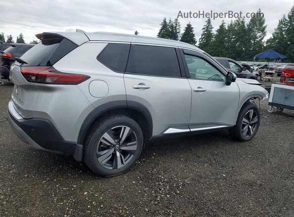 JN8AT3CB3MW223389 2021 NISSAN ROGUE Silver Задня права чверть
