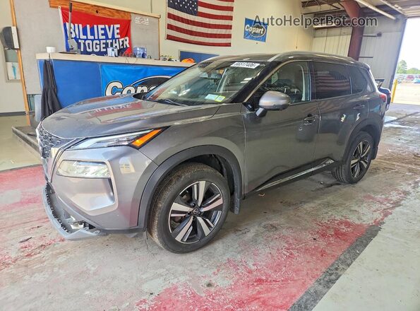 JN8AT3CBXMW212034 2021 NISSAN ROGUE Gray Задня ліва чверть