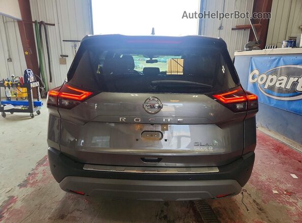 JN8AT3CBXMW212034 2021 NISSAN ROGUE Gray Вид підкапотного простору