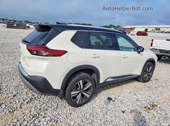 JN8AT3CBXMW223907 2021 NISSAN ROGUE White უკანა მარჯვენა