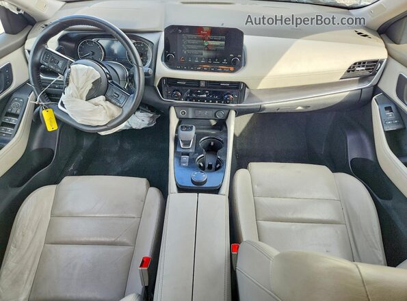JN8AT3CBXMW223907 2021 NISSAN ROGUE White წინა პანელის ხედი