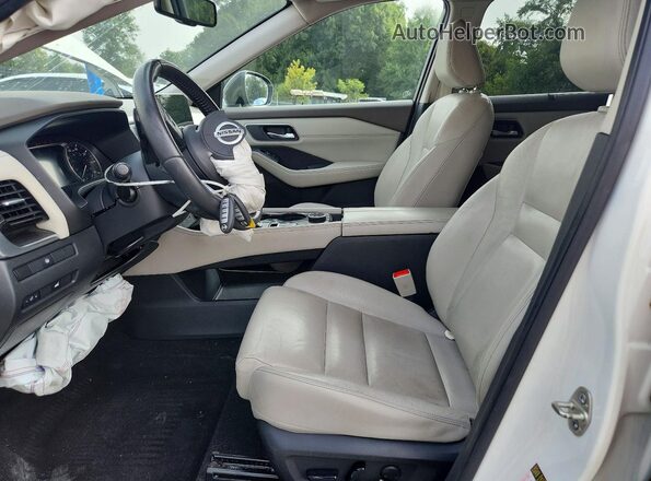 JN8AT3CBXMW223907 2021 NISSAN ROGUE White წინა სალონის ხედი