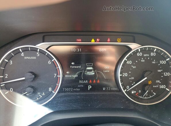 JN8AT3CBXMW223907 2021 NISSAN ROGUE White ხელსაწყოთა პანელის ხედი