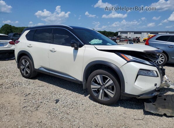 JN8AT3DC1MW108166 2021 NISSAN ROGUE White Delantero derecho