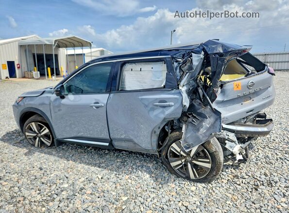 JN8AT3DC9MW105029 2021 NISSAN ROGUE Gray Trasero izquierdo