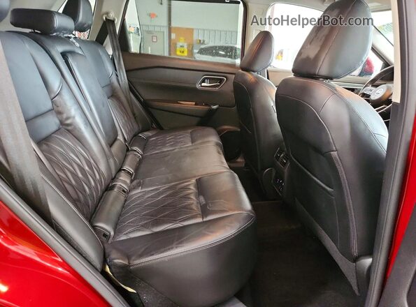 JN8AT3DCXMW101054 2021 NISSAN ROGUE Maroon Rear seats view