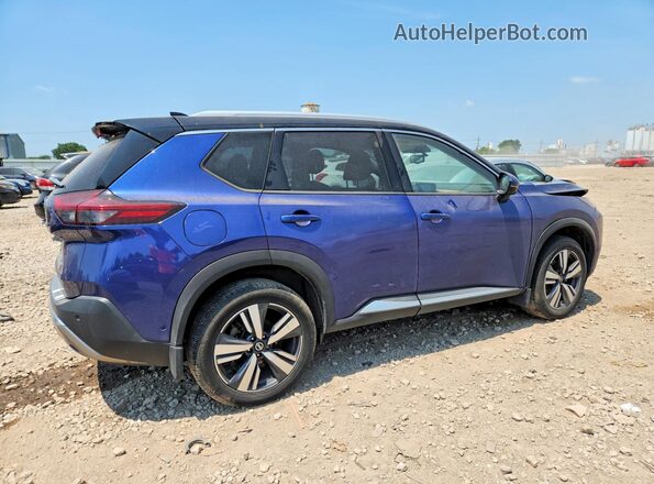 JN8AT3DD0MW313289 2021 NISSAN ROGUE Blue Հետևի աջ