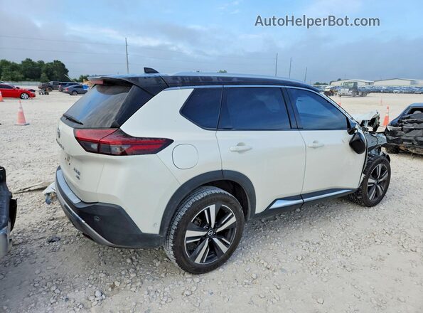 JN8AT3DD1MW304519 2021 NISSAN ROGUE White Tył prawy