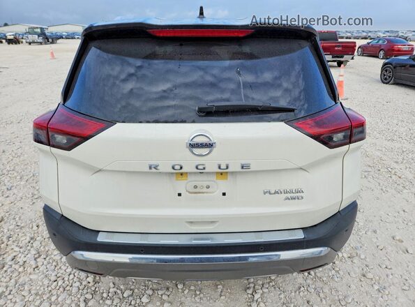 JN8AT3DD1MW304519 2021 NISSAN ROGUE White Widok z tyłu