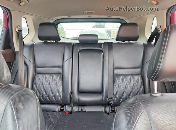 JN8AT3DD3MW300469 2021 NISSAN ROGUE Red Вид задніх сидінь