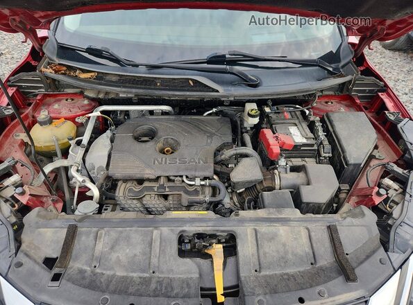 JN8AT3DD3MW300469 2021 NISSAN ROGUE Red Вид підкапотного простору