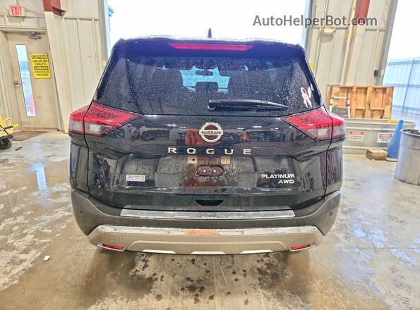 JN8AT3DD5MW312641 2021 NISSAN ROGUE Черный Вид сзади