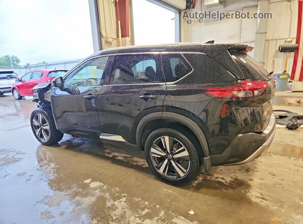 JN8AT3DD5MW312641 2021 NISSAN ROGUE Черный Задняя левая четверть
