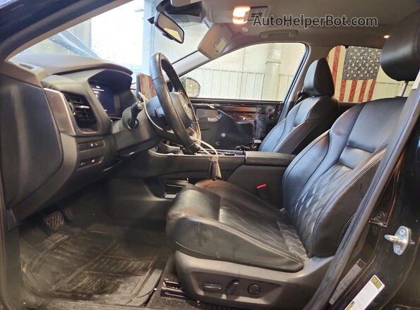 JN8AT3DD5MW312641 2021 NISSAN ROGUE Черный Вид салона спереди
