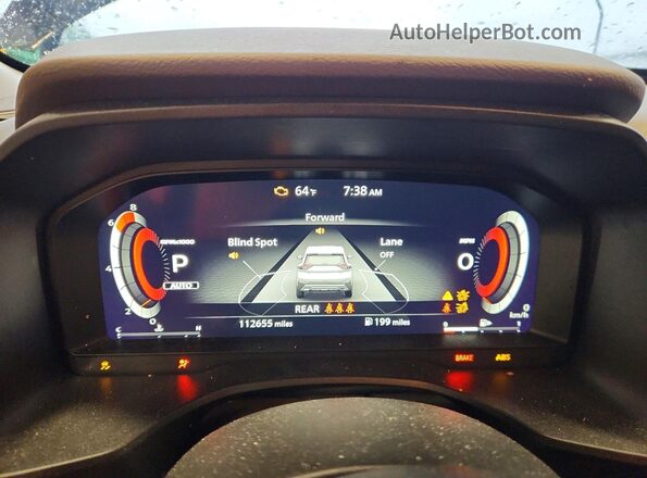 JN8AT3DD5MW312641 2021 NISSAN ROGUE Черный Вид щитка приборов