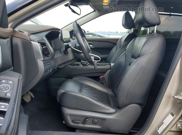 JN8AT3DD6MW301292 2021 NISSAN ROGUE Silver Widok wnętrza z przodu
