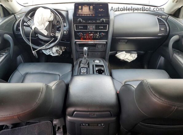 JN8AY2AC4N9161878 2022 NISSAN ARMADA Silver Dashboard view