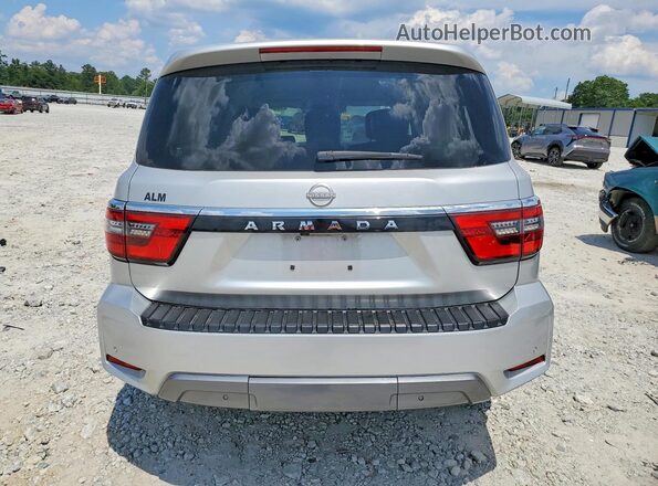 JN8AY2AC4N9161878 2022 NISSAN ARMADA Silver Rear view