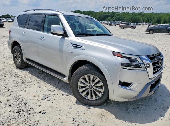 JN8AY2AC4N9161878 2022 NISSAN ARMADA Silver Front right
