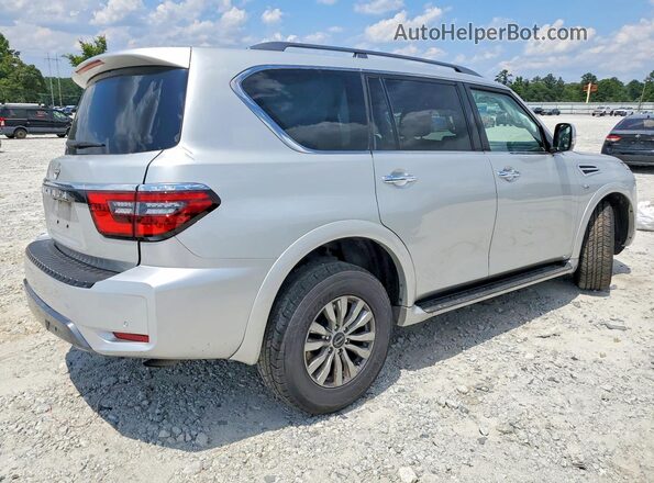 JN8AY2AC4N9161878 2022 NISSAN ARMADA Silver Rear right