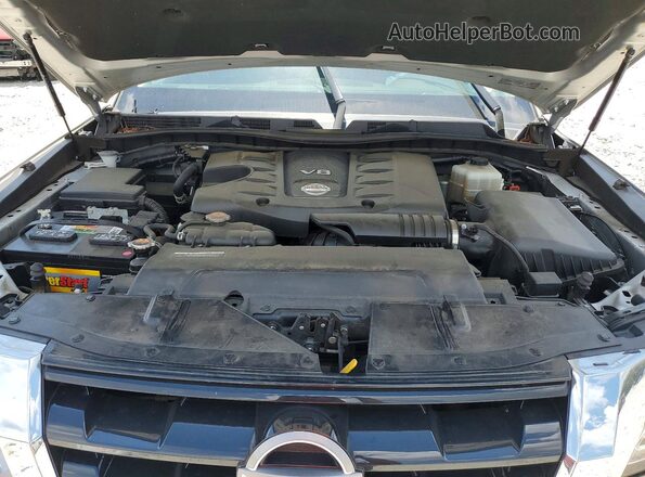 JN8AY2AC4N9161878 2022 NISSAN ARMADA Silver Engine compartment view