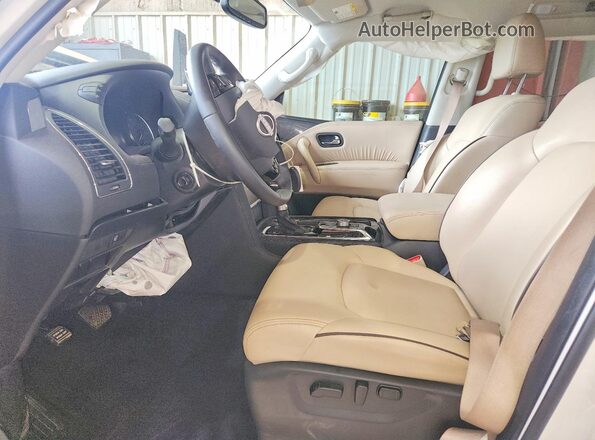 JN8AY2AC4P9182765 2023 NISSAN ARMADA Белый Вид салона спереди