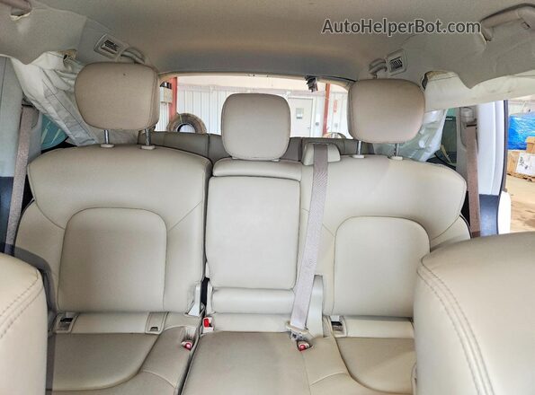 JN8AY2AC4P9182765 2023 NISSAN ARMADA Белый Вид задних сидений