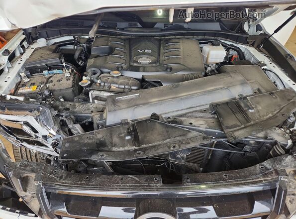 JN8AY2AC4P9182765 2023 NISSAN ARMADA Белый Вид подкапотного пространства