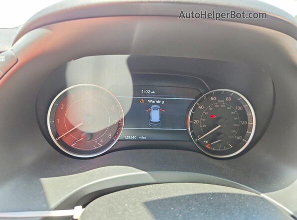 JN8AY2AC7N9160059 2022 NISSAN ARMADA White Instrument cluster view