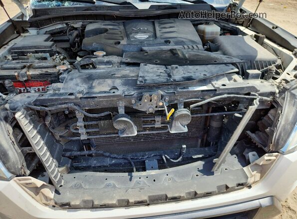 JN8AY2AC7N9160059 2022 NISSAN ARMADA White Engine compartment view