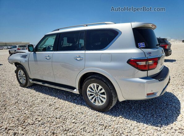 JN8AY2AC7N9161339 2022 NISSAN ARMADA Серебряный Задняя левая четверть
