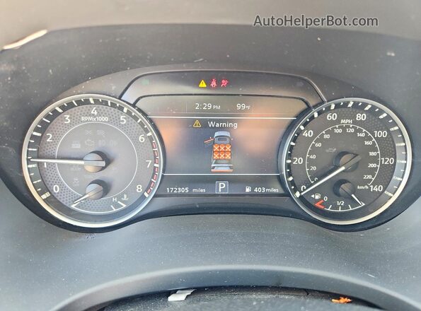 JN8AY2AC7N9161339 2022 NISSAN ARMADA Серебряный Вид щитка приборов